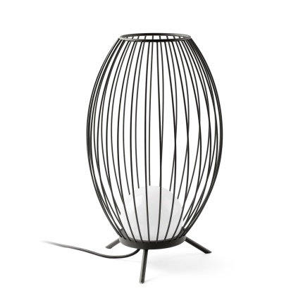 CAGE Dark grey portable lamp