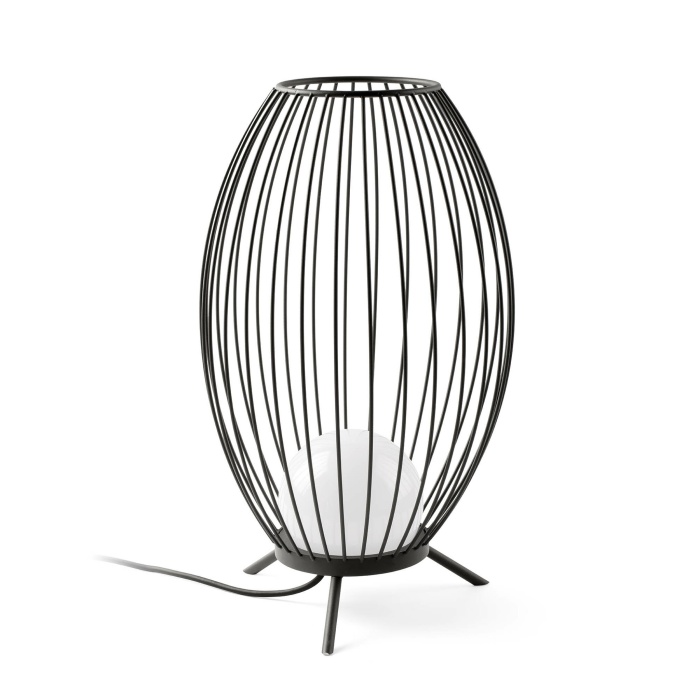 CAGE Dark grey portable lamp