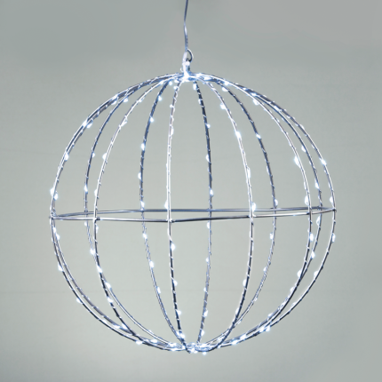 D30cm Silver Ball 144 Μινι LED Λαμ