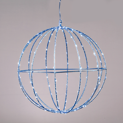 D30cm Silver Ball 144 Μινι LED Λαμ