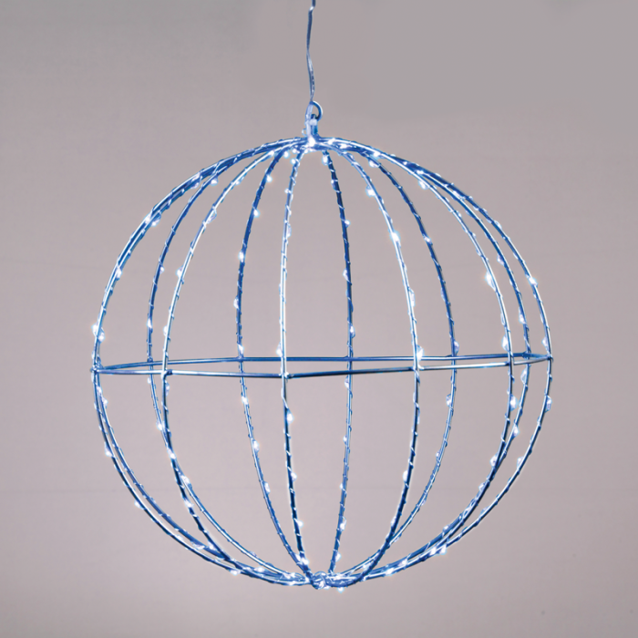 D30cm Silver Ball 144 Μινι LED Λαμ