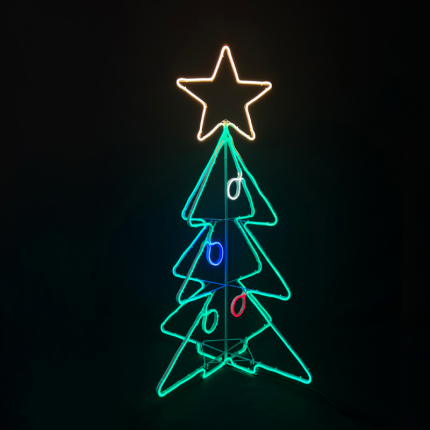 3D Christmas Tree 1000 LED Διπλης Οψης Φωτ. 9