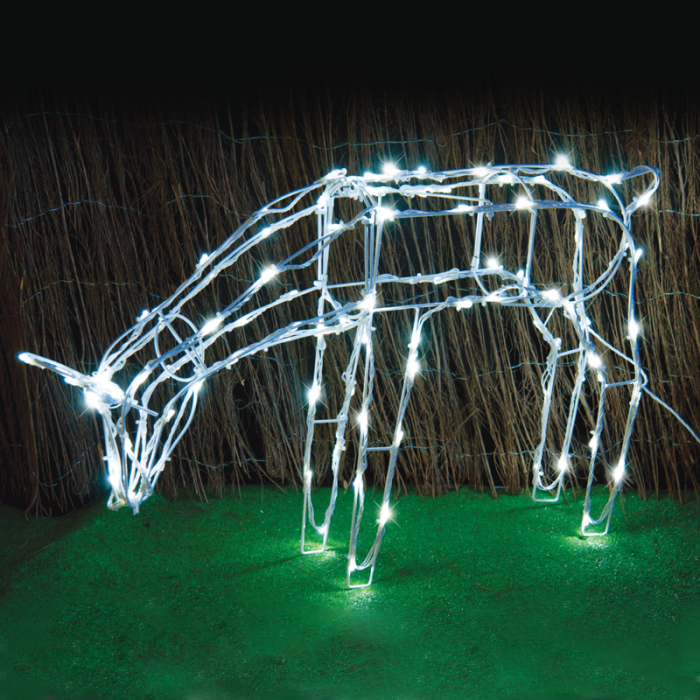 Feeding Reindeer 100 LED Σχεδ. Λαμπ Σειρα CW Αντ.31VDC & 8 Προγρ. IP44