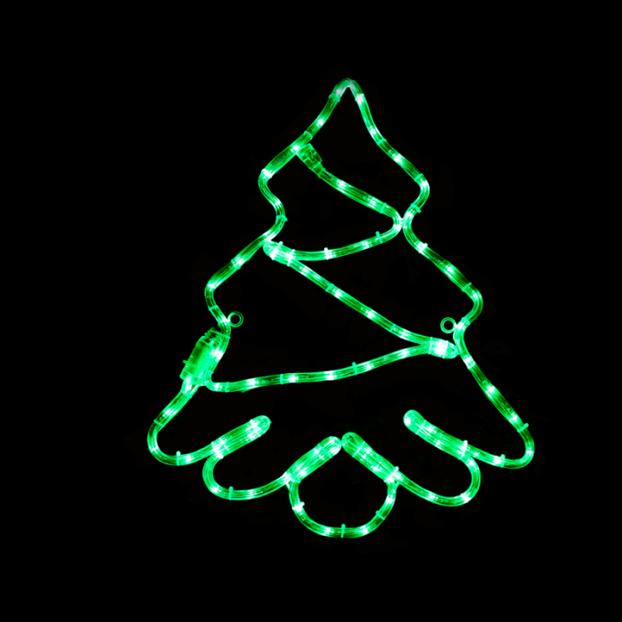 Tree 72 LED Σχεδιο 3M Μονοκαναλ Φωτοσωλ Green IP44 44X51cm 1.5M Καλωδ