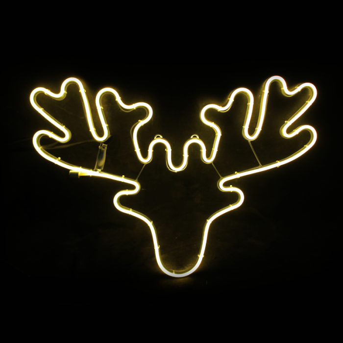 Reindeer Head 300 Neon LED 3M Neon Double Smd Φωτ.