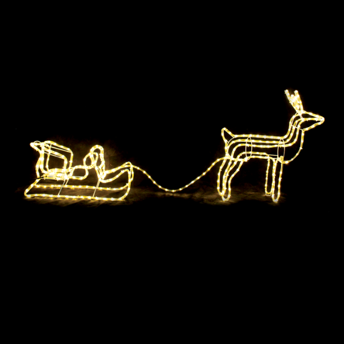 Reindeer With Sleigh