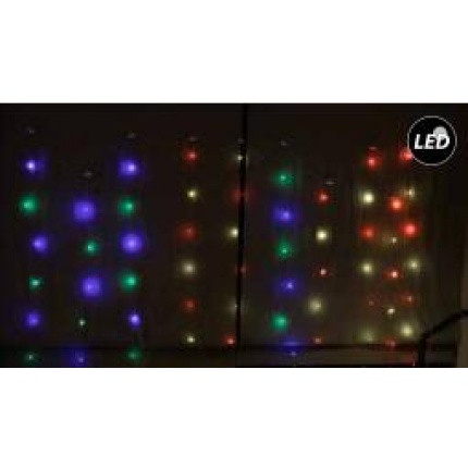 200Led Rgb Κουρτινα 2Mx2M + Remote